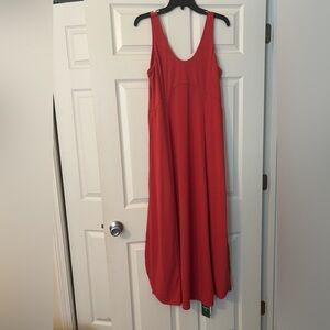 Halara U Neck Flowy Maxi Dress